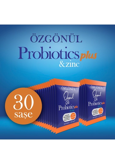 Özgönül Probiotics Plus & Zinc 30 Saşe