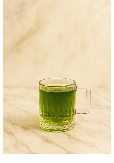 6 Lı Cam Kulplu Meşrubat Çay Kahve Bardağı Bardak 220ml Şeffaf