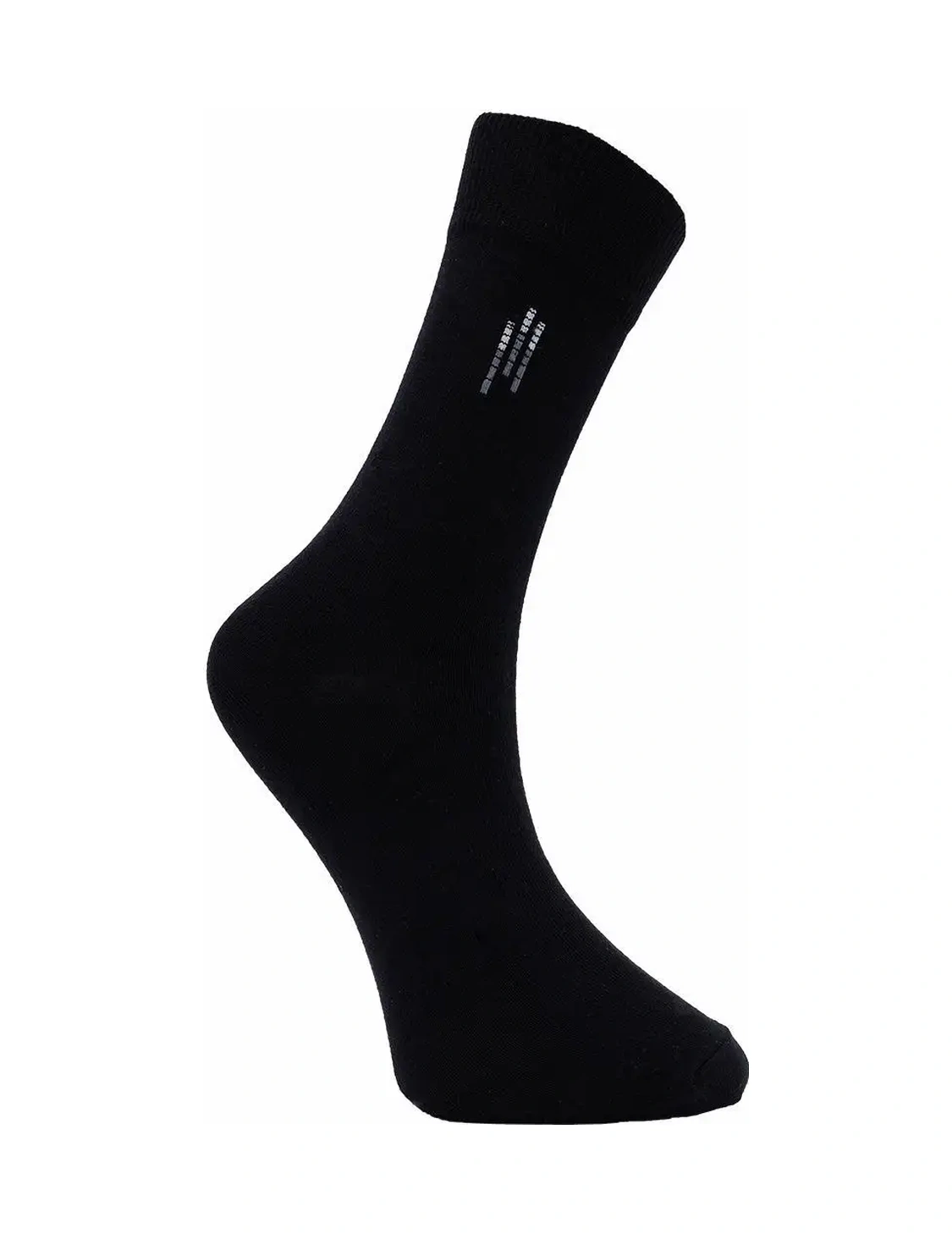 Novomoskovskij Trikotaz Erkek Çorapları Seti 10 Çift, Yüksek Bilekli, %100 Pamuk, Düz Renkli 10932709 Siyah