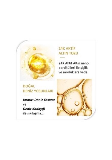 Bioaqua Altın Tozu ve Deniz Yosunlu Göz Maskesi 80 G