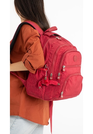 Ultra Hafif Orta Boy Sırt Çantası Kırmızı Model: 571-3c - Kırmızı