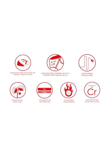 Devecioğlu Mm126 Belinda Ütü Masası