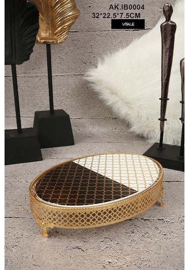 Vitale Lux Seramik Sunum Tepsisi 22x32 Cm Ak.ıb0004 Diğer