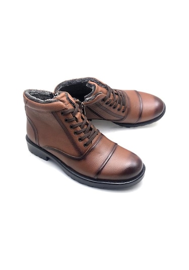 Umut Hakiki Deri Kürklü Erkek Bot