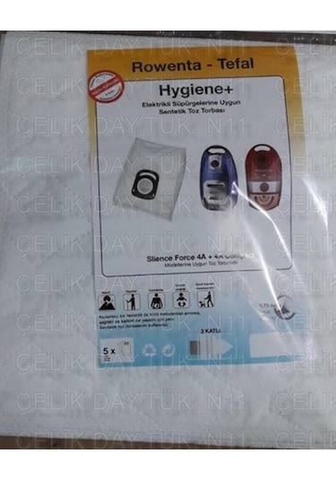 Rowenta Ro 6481 4A Hygiene Toz Torbası 5 Adt