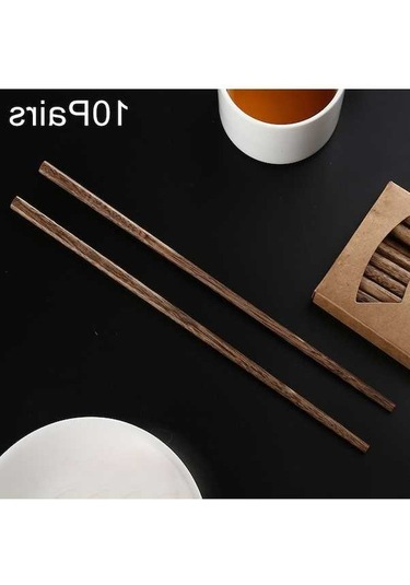 Ganzhoushop Wenge Sones Kaymaz Doğal Çubuk Çift 10 Ty - Doğal Ahşap Çubuklar İle El Yapımı Diğer