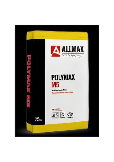 Allmax Polymax M5 Isı Yalıtım Levha Sıvası - 25kg