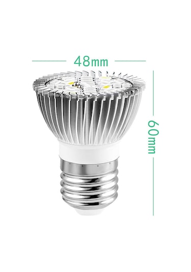 Xindoker Bitki Büyüme Lambası - E27 Full Spektrum Led Ampul 18/28 Led Seçenekli Diğer