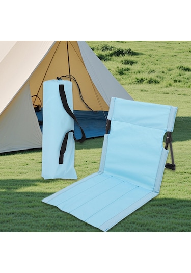 Suntek Açık Hava Plaj Şezlongu, Yürüyüş, Barbekü, Açık Mavi