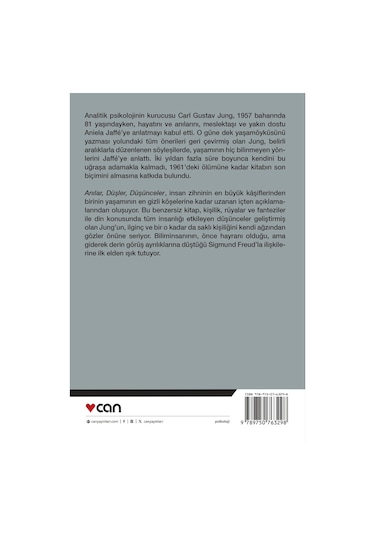 Anılar, Düşler, Düşünceler 9789750763298