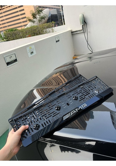 3d Mercedes Amg Takmatik Plakalık Pleksi