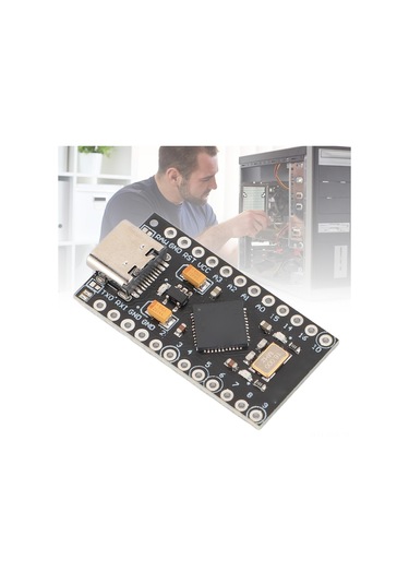 Xindoker Atmega32u4 Pro Mikrodenetleyici Geliştirme Kartı - Type-c Arayüz, 32kb Flash, 16mhz, Usb Ve Zengin I/o Kaynakları