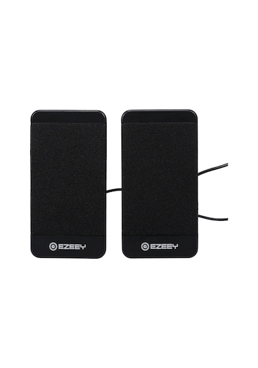 Springsun S4 Siyah Usb Girişli Taşınabilir Hoparlör - Masaüstü, Dizüstü Bilgisayar Ve Cep Telefonu Uyumlu, Plug & Play, 3.5mm Ses Portu