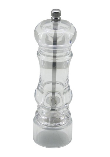 Küçük Akrilik Şeffaf Mika Kristal Plastik Baharat Öğütücü Çap: 5c Çok Renkli