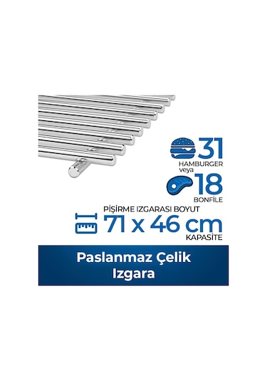 Napoleon Prestige 500 Connected Rsib Gazlı Mangal Gri