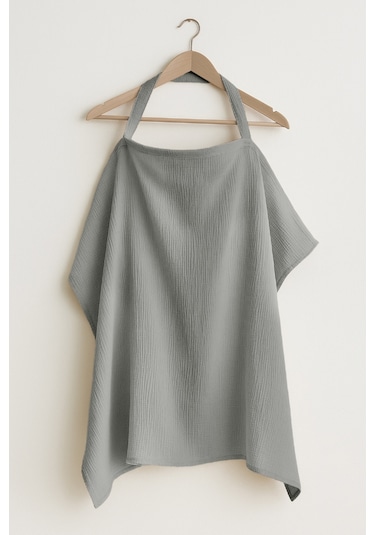 2 Katlı Balenli Müslin Emzirme Önlüğü - Emöngri