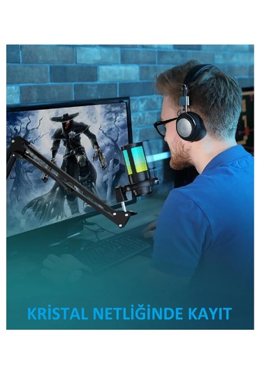 Mikrofon Seti Oyun Youtuber Stüdyo Ve İnfluencer Kayıt Mikrofonu