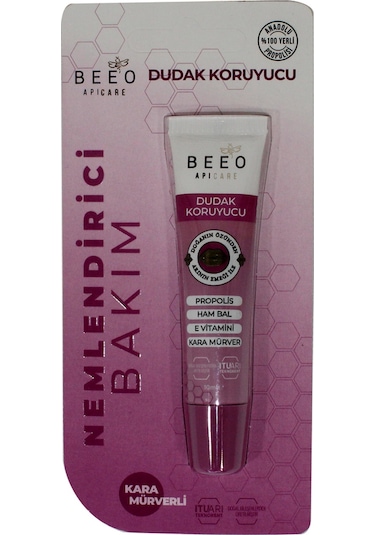 BEE'O Apicare Propolisli Kara Mürverli Dudak Koruyucu
