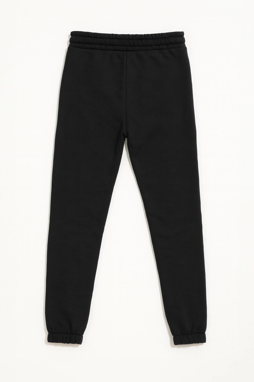 Kadın Paçası Lastikli İçi Polarlı Eşofman Altı Çok Renkli