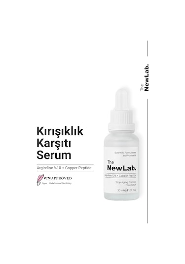 The NewLab , Kaz Ayakları &   Peptit Yüz Serumu 30 Ml (10% Argireline Peptide)
