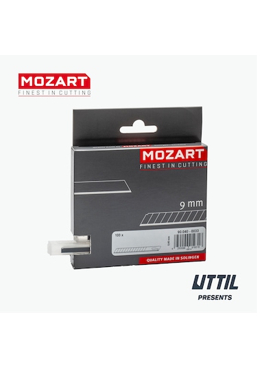 Mozart Blades 91.040 9mm Standart Segmentli Kır-at Bıçak 100 Adet