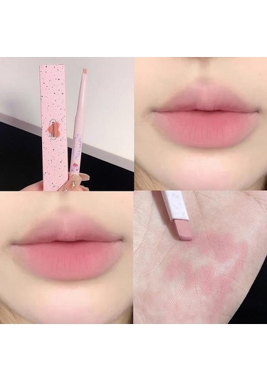 Süt Mat Pürüzsüz 3D Dudak Kalemi 06