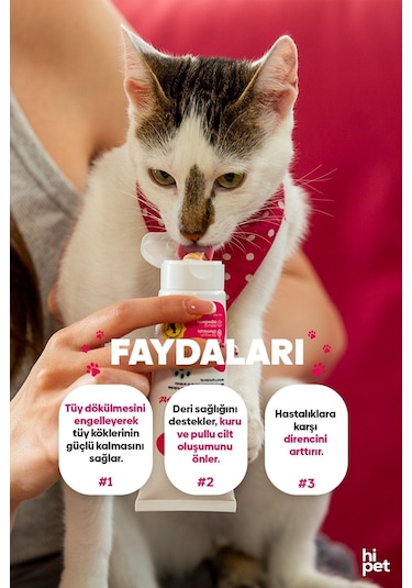 HiPet Tüy Dökülme Engelleyici Kedi Maltı