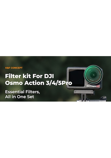 K&f Concept Cpl Nd8 Nd16 Nd32 Nd64 Nd1000 Djı Osmo Action 3/4/5 Pro Uyumlu