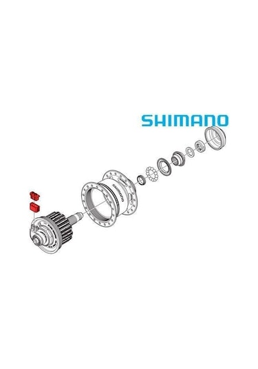 Shimano Dinamolu Ön Göbek Konnektör Ve Kapağı Çok Renkli