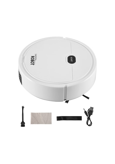 3'ü 1 Arada Kablosuz Süpürme Temizlik Robotu Akıllı Ev Gereçleri-a