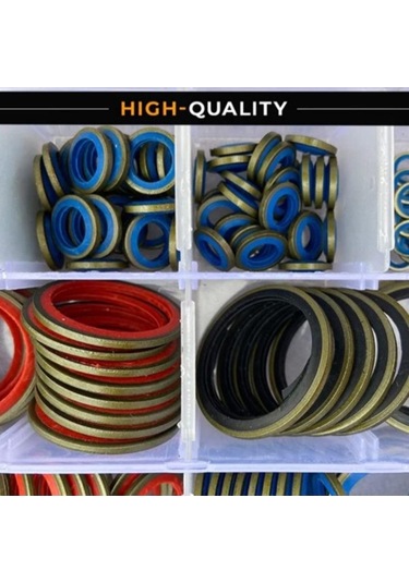 Pazly 245 Adet Kombinasyon Contası M6-m16 Sızdırmazlık Farklı Boyut