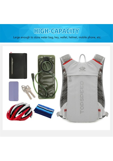 Vanaheimr Hafif Su İçme Sırt Çantası Büyük Kapasiteli Koşu Sırt Siyah Siyah