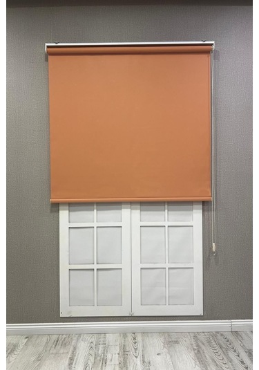 Stor Perde İthal Mat Polyester Turuncu P1470 Turuncu
