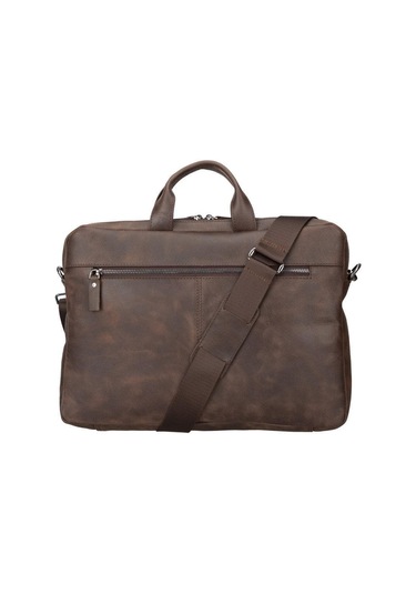 Soriel Leather Business Briefcase / Laptop Case 16" Çok Renkli