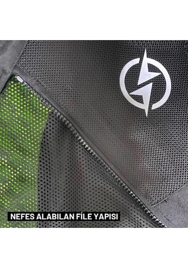Eky Fly Air Yazlık Motosiklet Montu Siyah