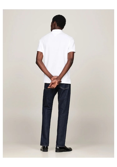 Tommy Hilfiger Erkek Polo Pike T-shirt Beyaz