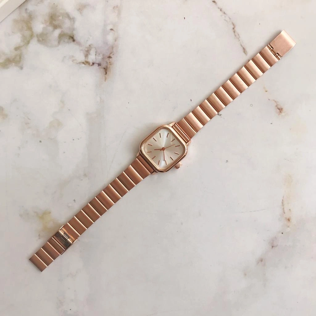 Hemera Gümüş Kadran Rose Metal Kadın Kol Saati Rose Gold