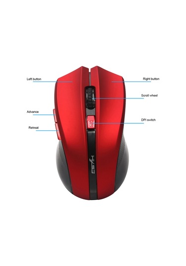 HXSJ X50 2.4 6 Tuşlu Kablosuz Mouse