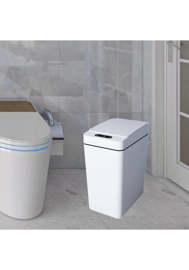 Pazly Suntek Kutusu Hafif Fotoselli Dar Çöp Beyaz Banyo Akıllı Ao Beyaz