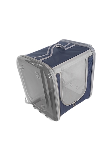 Markapet Çift Cam Kedi Köpek Taşıma Çantası 32 x 40 x 42 CM