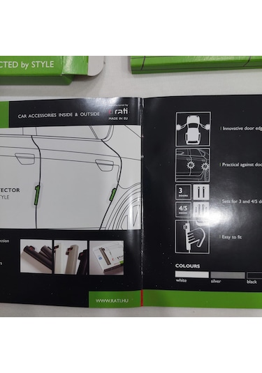 Ünivarsal Kapı Bademi Kapı Koruma Bandı Kapı Plastik Beyaz Renk 4