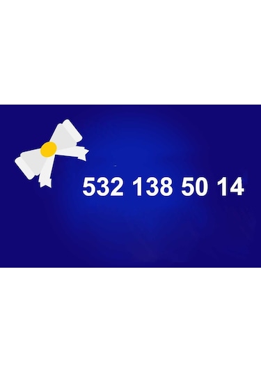 Daha Önce Hiç Kullanılmamış Turkcell 532'Li Numara 532 138 50 14