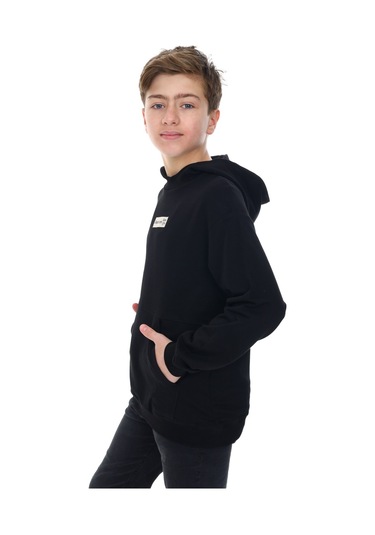 Toontoy Erkek Çocuk Depar Tura Baskılı Sweatshirt Siyah