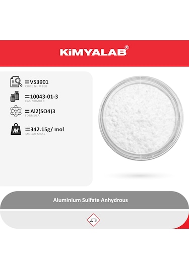 Alüminyum Sülfat %98 Extra Pure - Aluminium Sulfate 1 KG