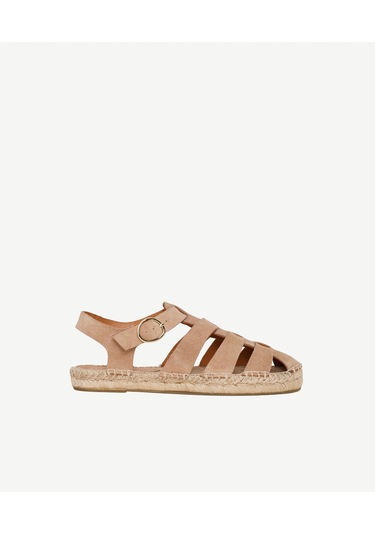 Yargıcı Süet Kafesli Espadril 26ykay4048x 209 Bej