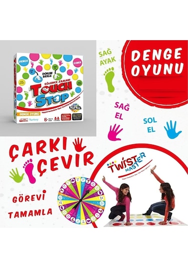 Twister Master Denge Oyunu Yeni Versiyon Çok Renkli