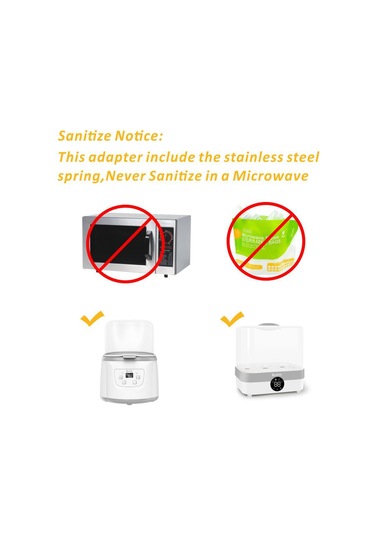 Yaleker "bimirth Anne Sütü Saklama Torbası Adaptörü - Lansinoh/spectra/avent Pompaları İçin Pratik Klips 1 Adet "