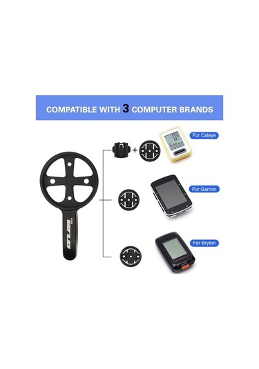 Ebitda 22.2mm Bisiklet Garmin, Bryton Montajı Siyah, 4 Adaptör İle Siyah