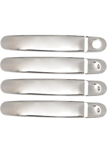 Volkswagen Transporter T6 Uyumlu 2015-2023 Krom Kapı Kolu 4 Kapı Paslanmaz  Çelik