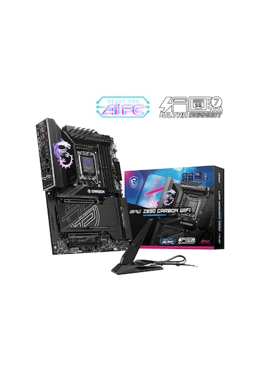MSI MPG Z890 Carbon WIFI Intel Z890 9200 MHz (OC) DDR5 Soket 1851 ATX Anakart